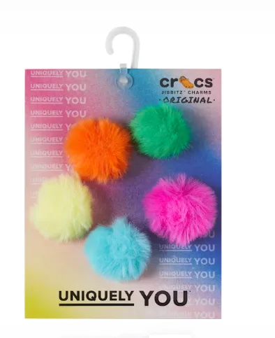 10012131 80S NEON PUFF BALLS 5PK