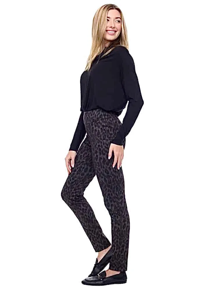 67925 Cheetah Ponte Full Length Pant