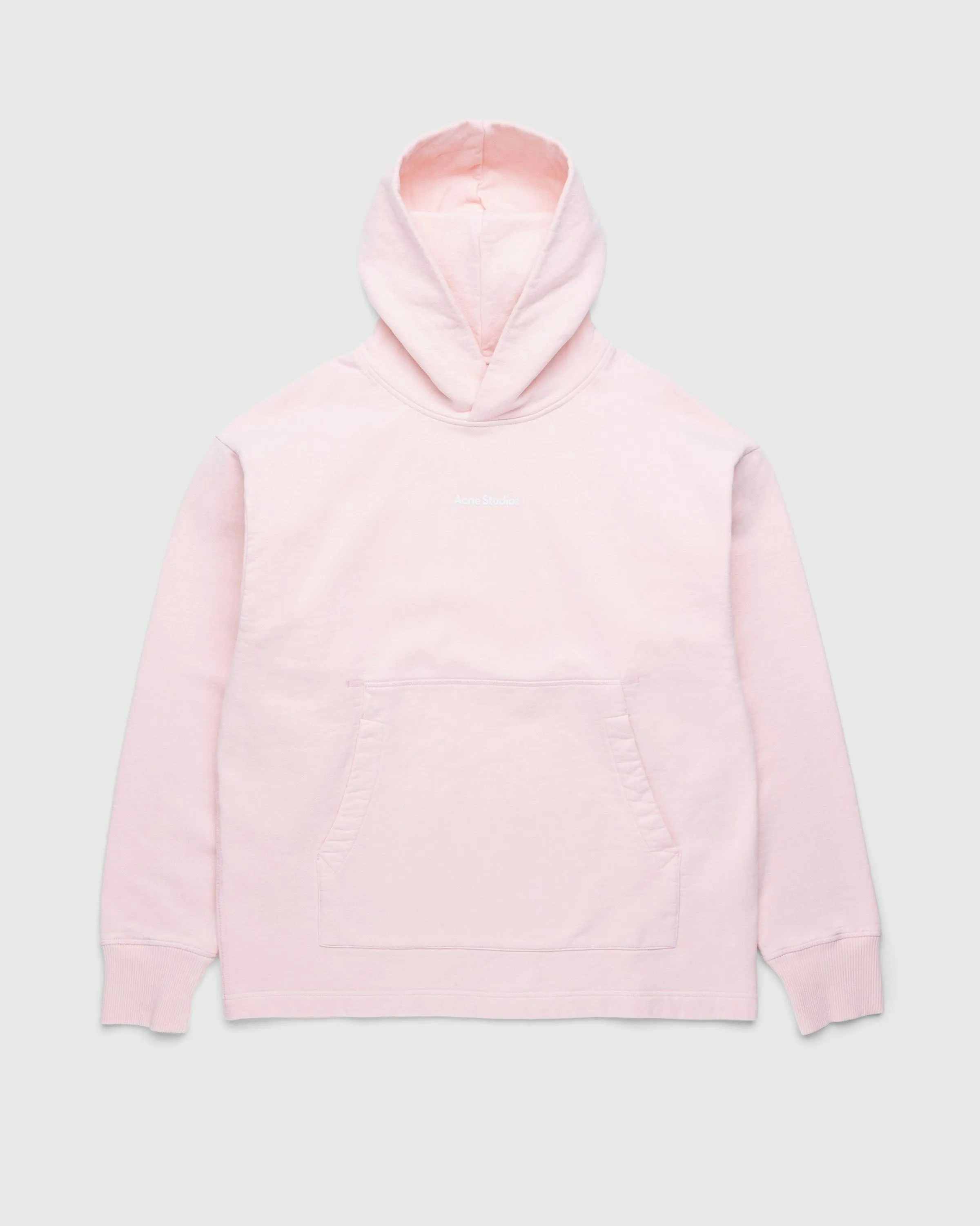 Acne Studios – Stamp Logo Hoodie Pale Pink | Highsnobiety Shop