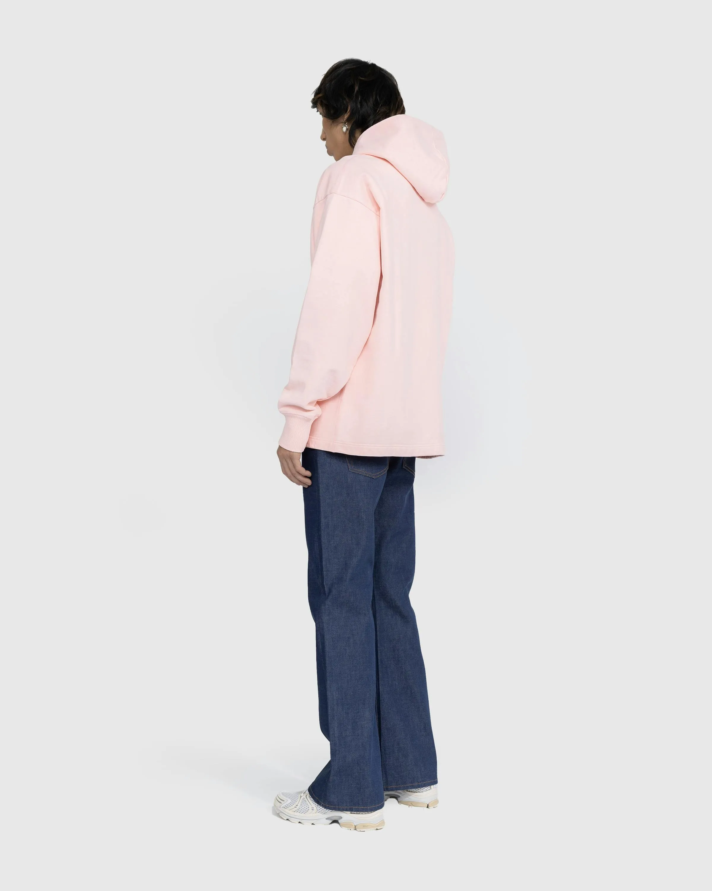 Acne Studios – Stamp Logo Hoodie Pale Pink | Highsnobiety Shop