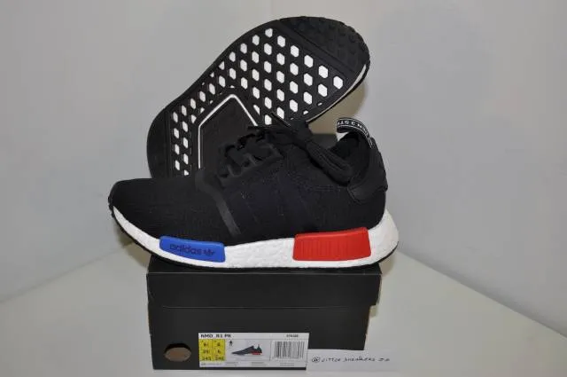 Adidas NMD OG core black lush red Size 6.5 US 6 UK 39 1/3 Eu