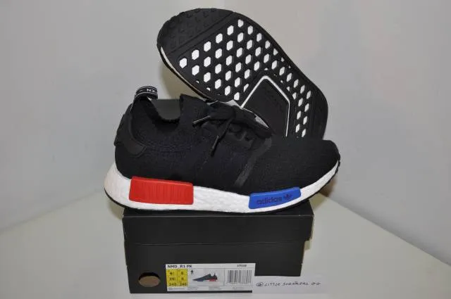 Adidas NMD OG core black lush red Size 6.5 US 6 UK 39 1/3 Eu