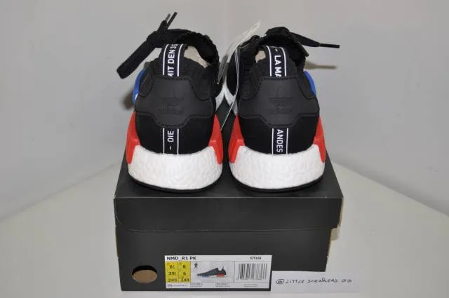 Adidas NMD OG core black lush red Size 6.5 US 6 UK 39 1/3 Eu