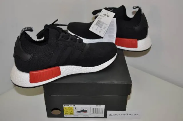 Adidas NMD OG core black lush red Size 6.5 US 6 UK 39 1/3 Eu