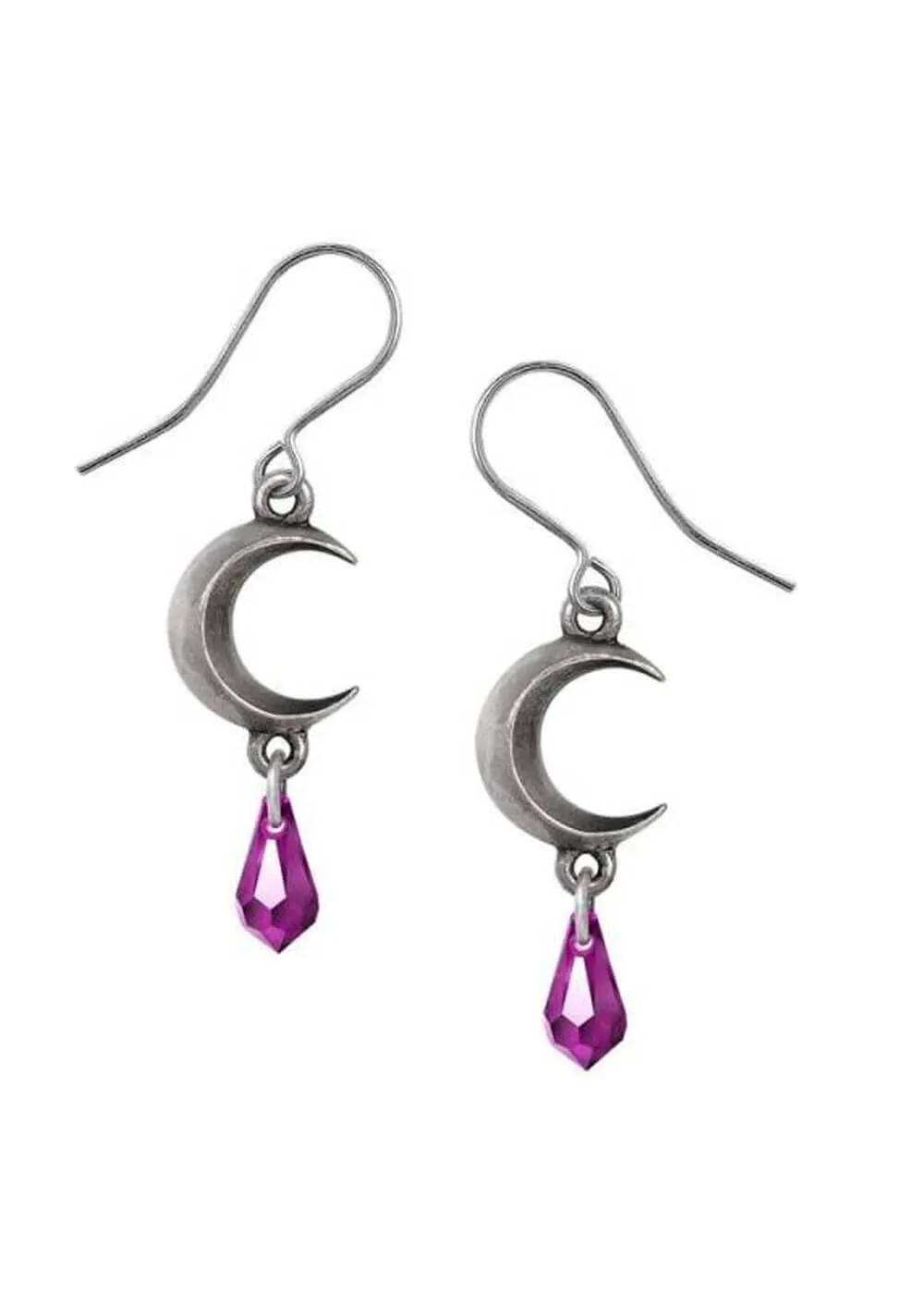 Alchemy Tears of the Moon Earrings Amethyst