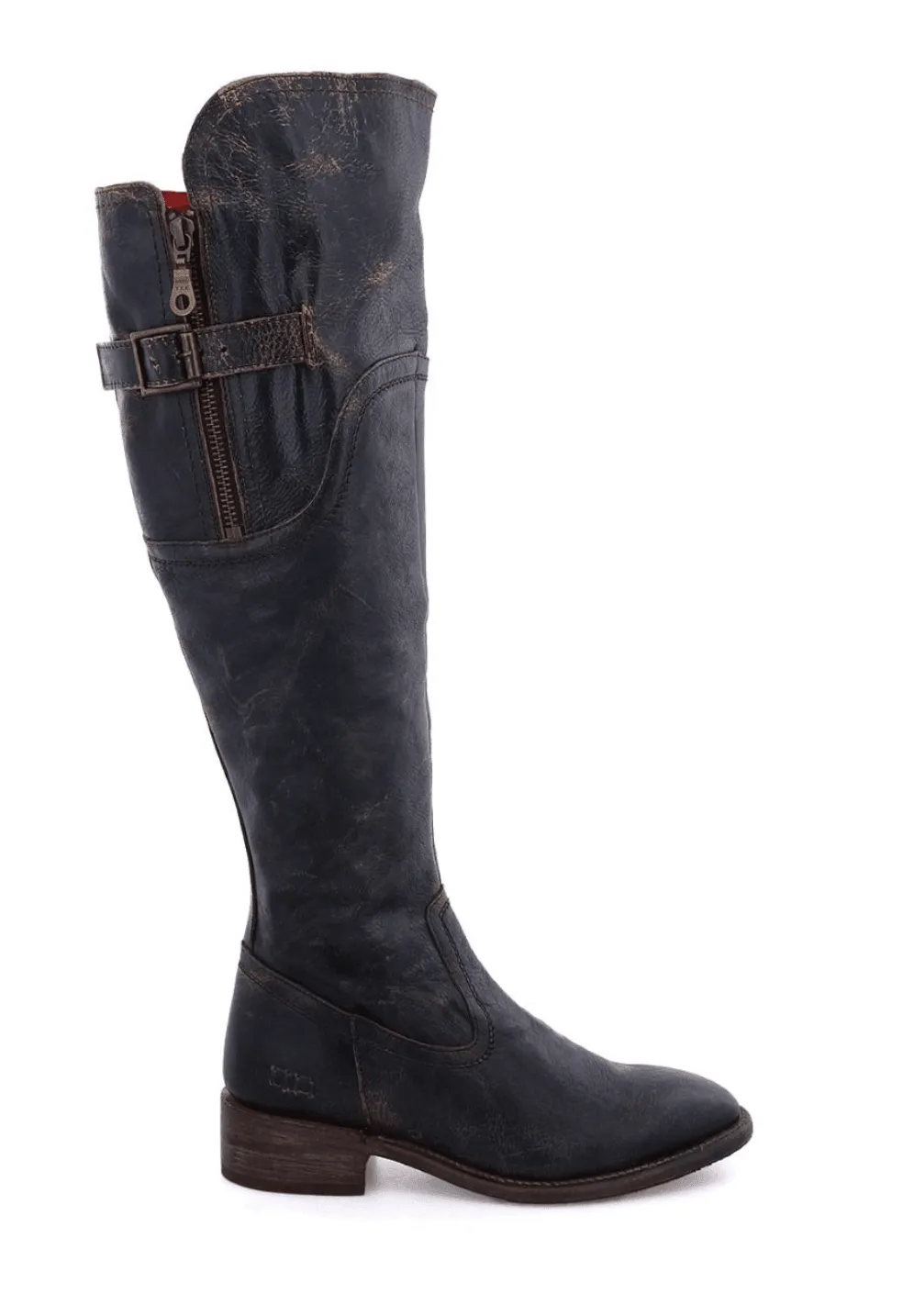 Bed Stu Women's Kathleen Black Lux Leather Tall Boot F393027