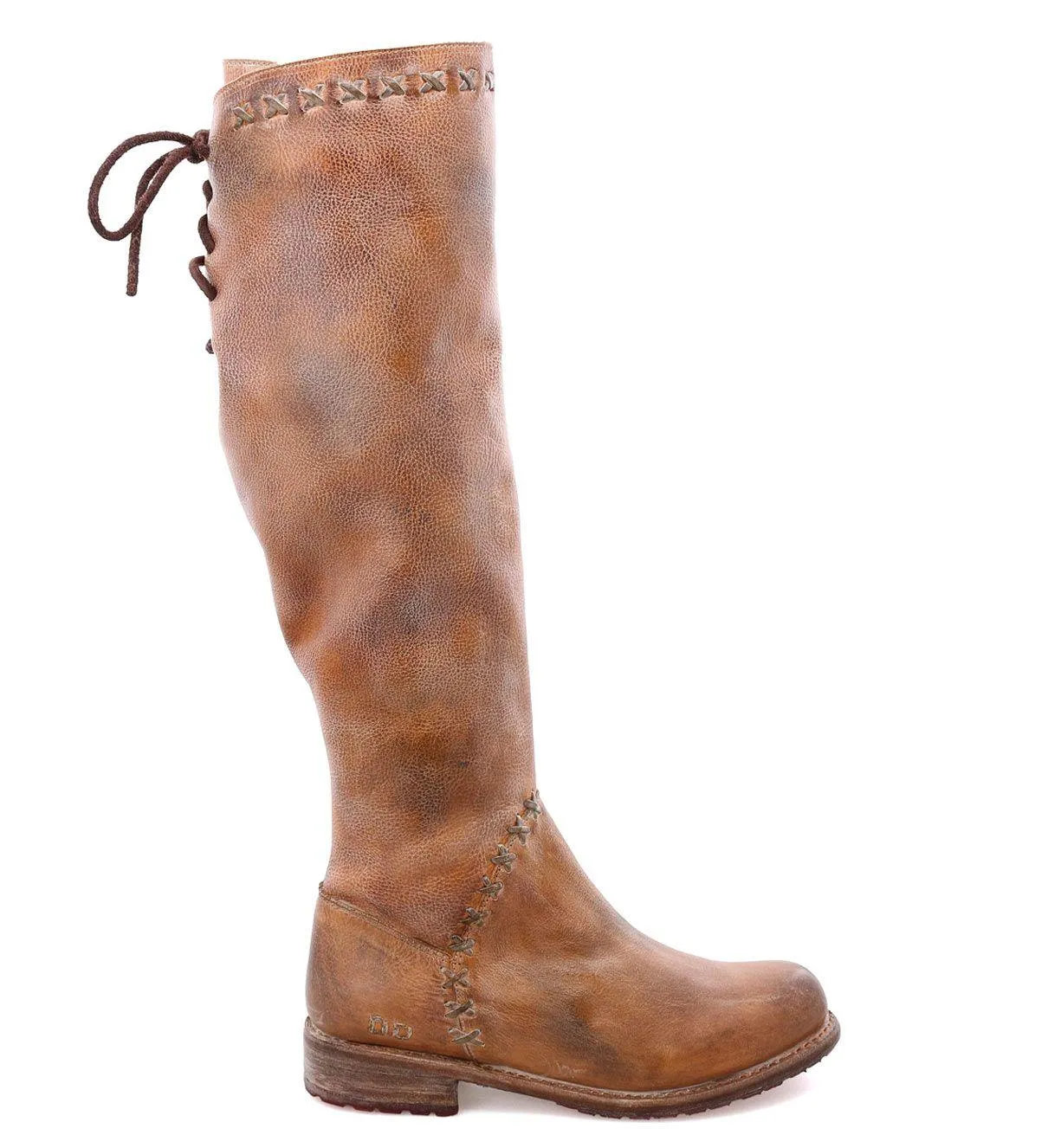 Bed Stu Women's Manchester III Tan Icicle Rustic Leather Tall Boot F311029