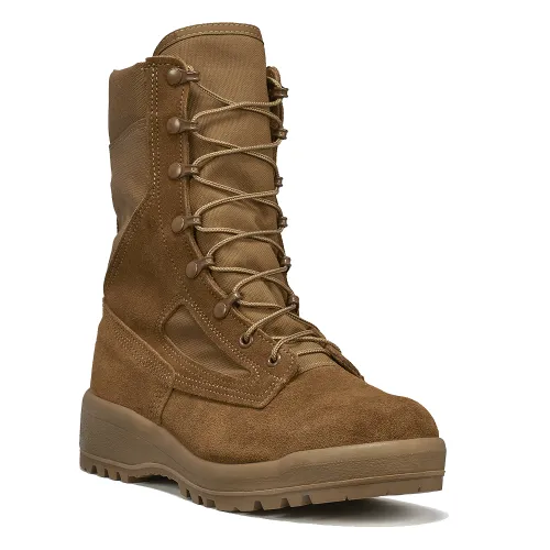 Belleville Boots Women's Hot Weather Coyote Soft Toe Combat USA Made FC390