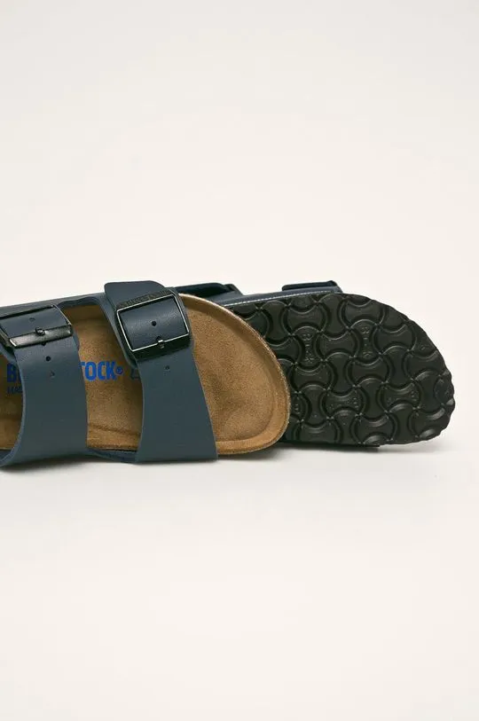 Birkenstock sliders Arizona SFB women's navy blue color 51063