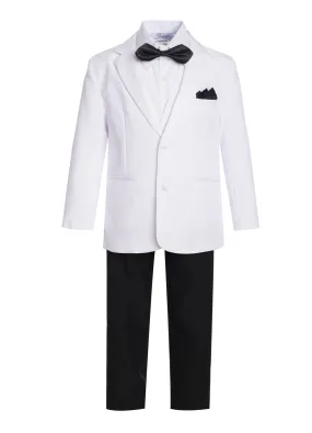 Boys formal suit with bow tie (5 pcs)