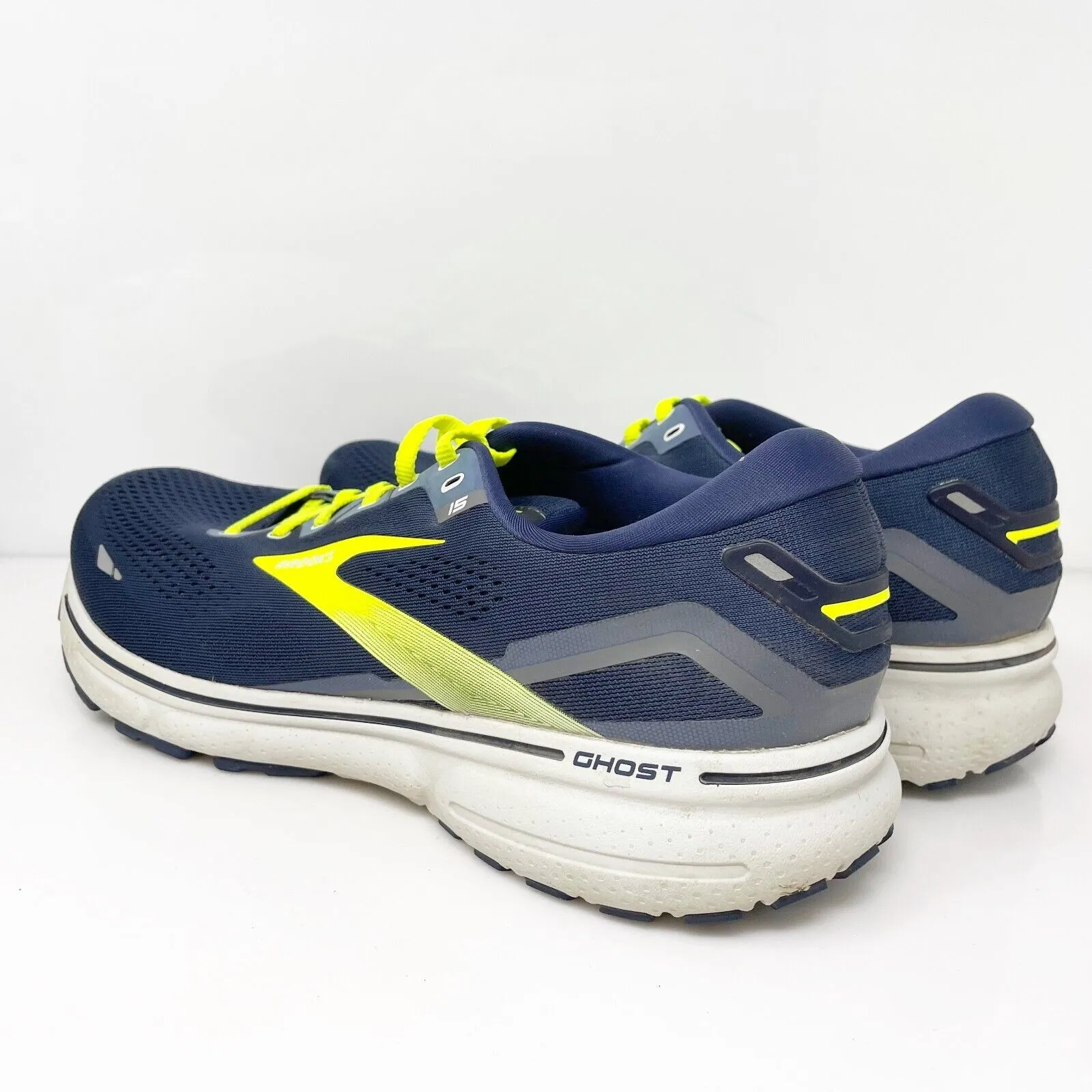 Brooks Mens Ghost 15 1103931D429 Blue Running Shoes Sneakers Size 12 D