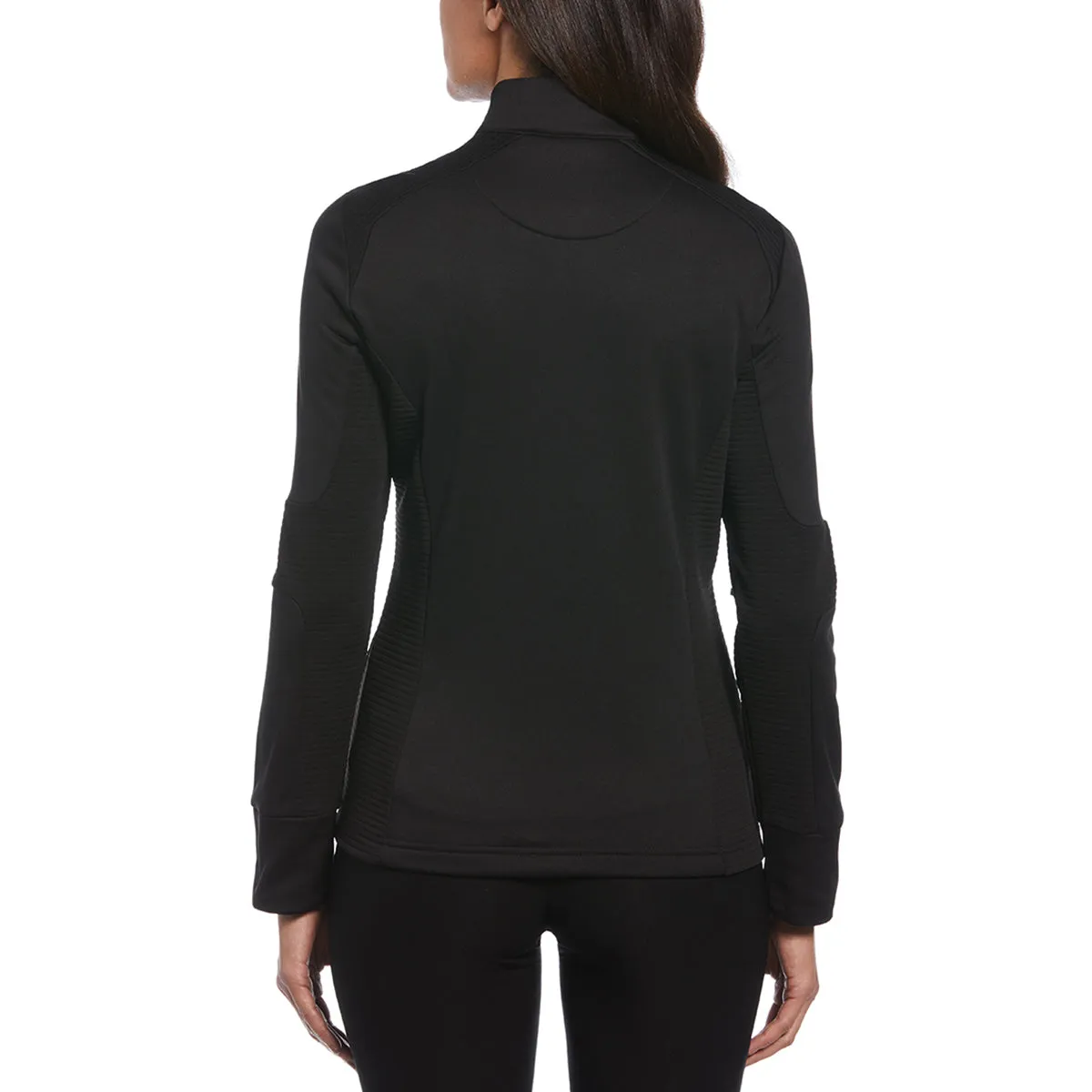 Callaway Women's Black Full-Zip Ottoman Jacket