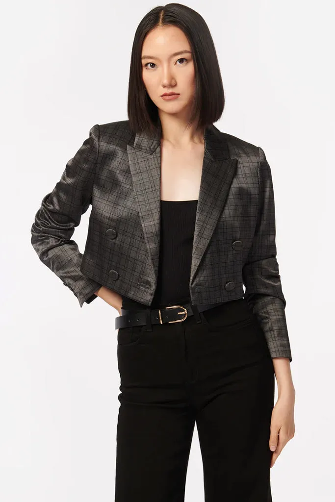 Cami NYC - Dotty Blazer - Houndstooth Plaid