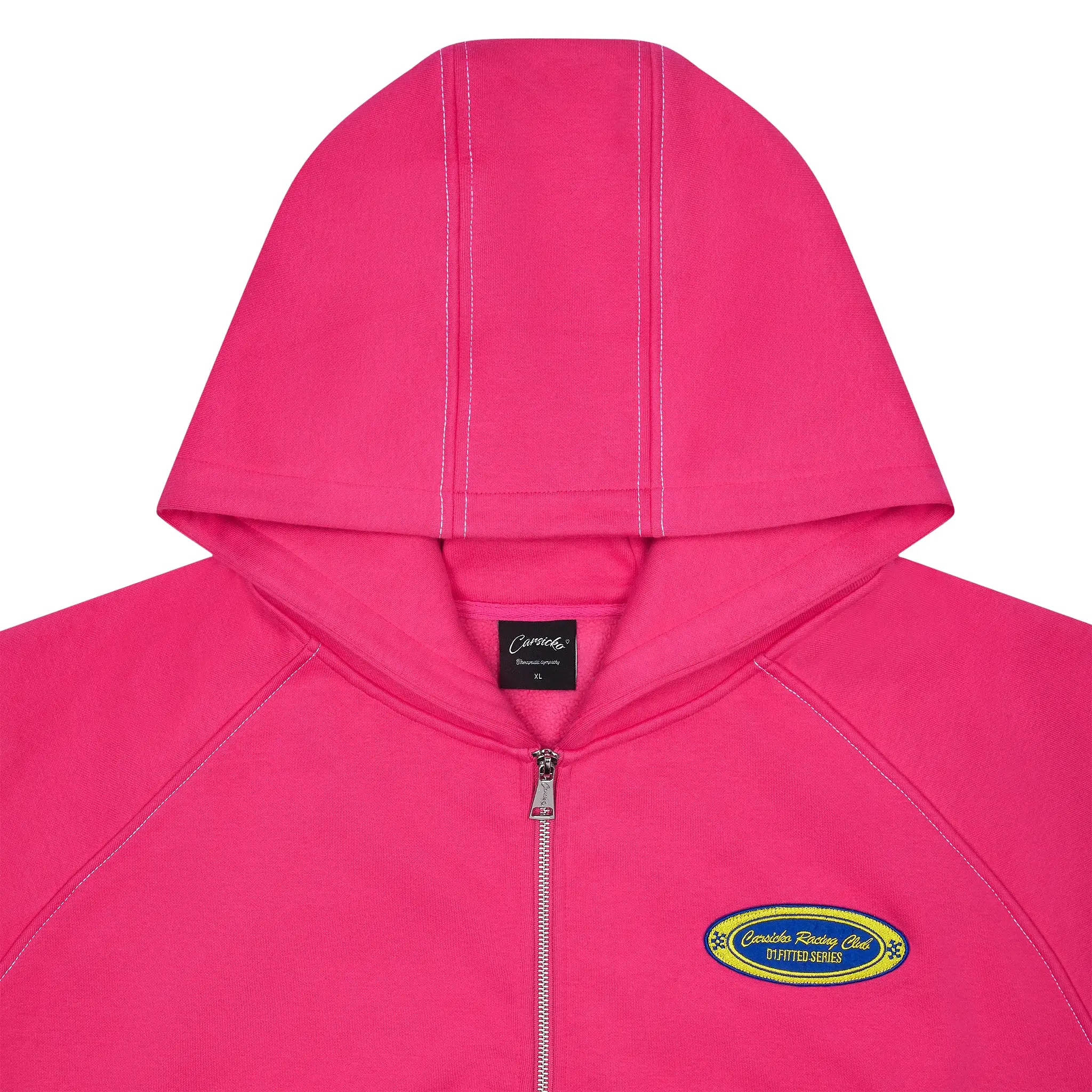 Carsicko Racing Club Pink Hoodie