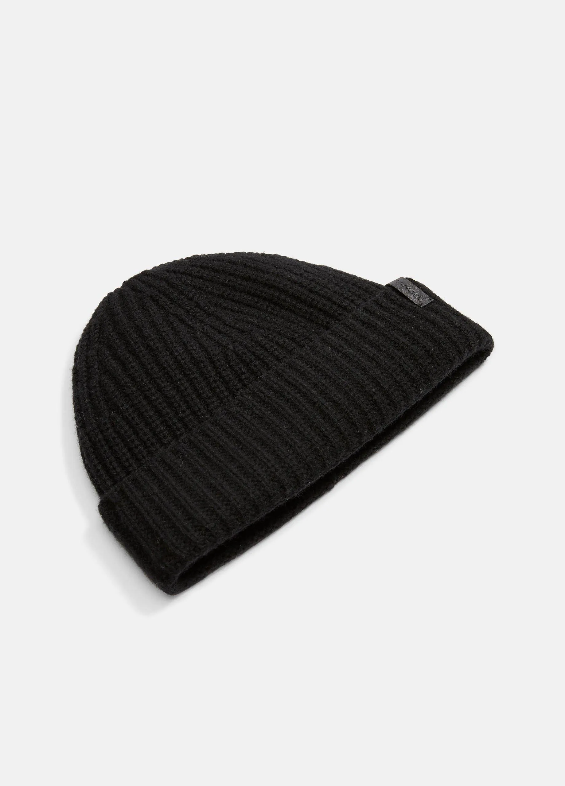 Cashmere Shaker-Stitch Beanie