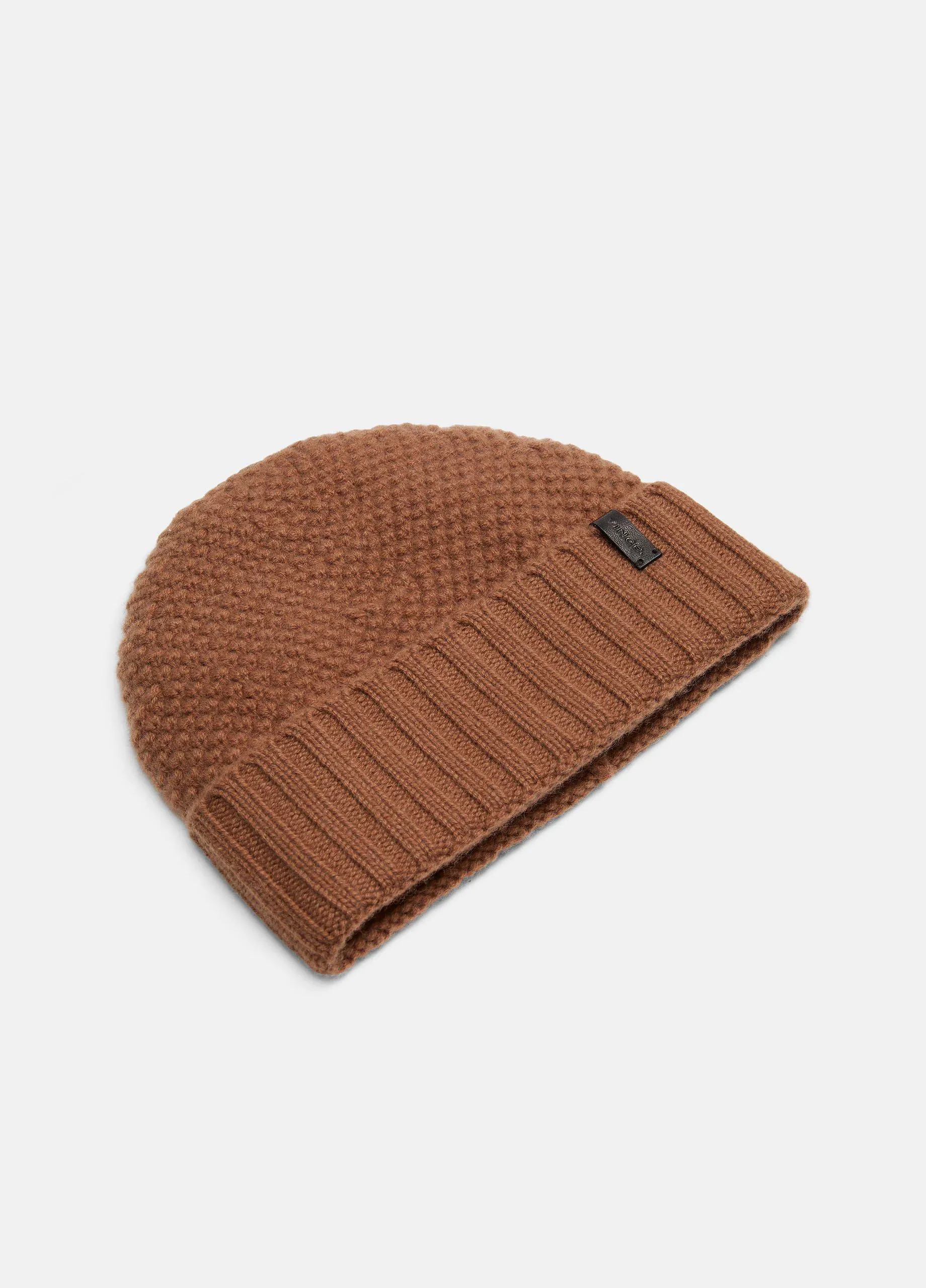 Cashmere Tuck-Stitch Beanie