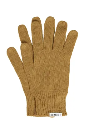 CITY Organic Cotton Gloves - Camel