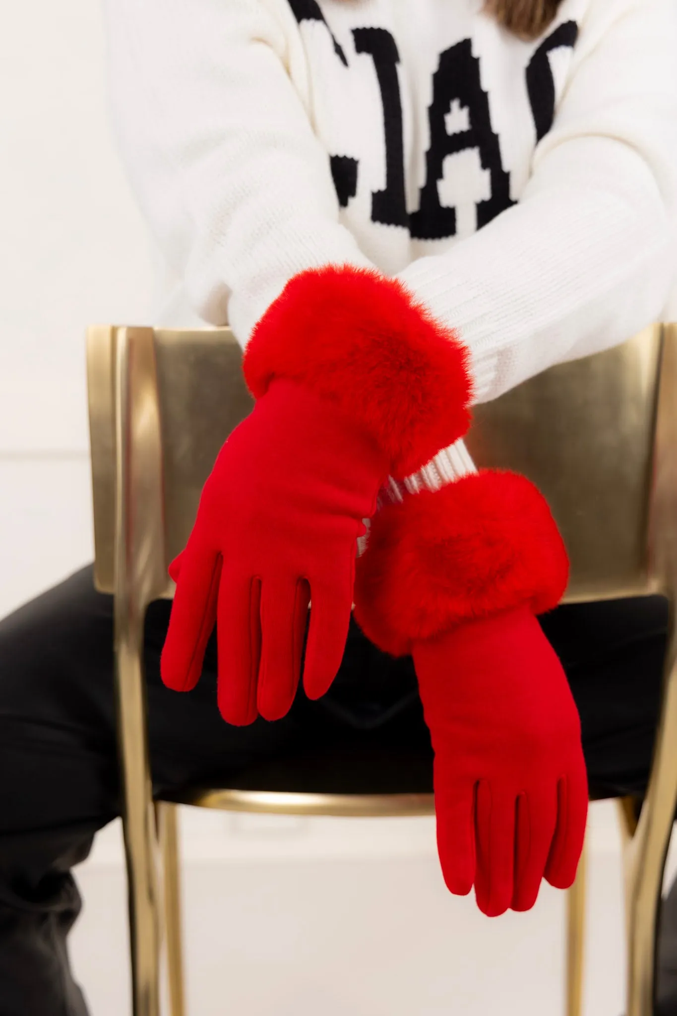 Cold Hearted Gloves - Red - DOORBUSTER