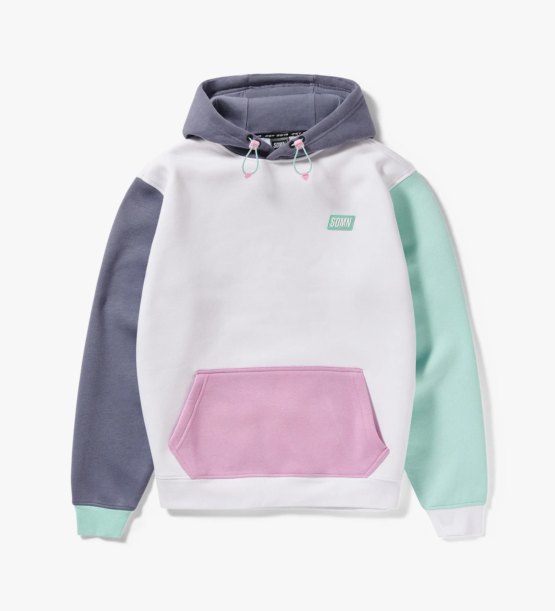 Colour Block Hoodie [Mint Berry]