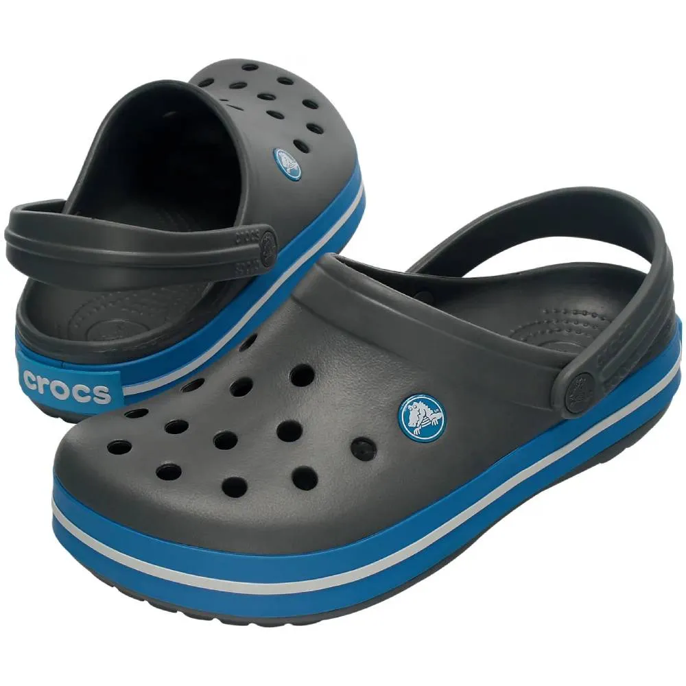 CROCS Men's Crocband Clog (Charcoal/Ocean)