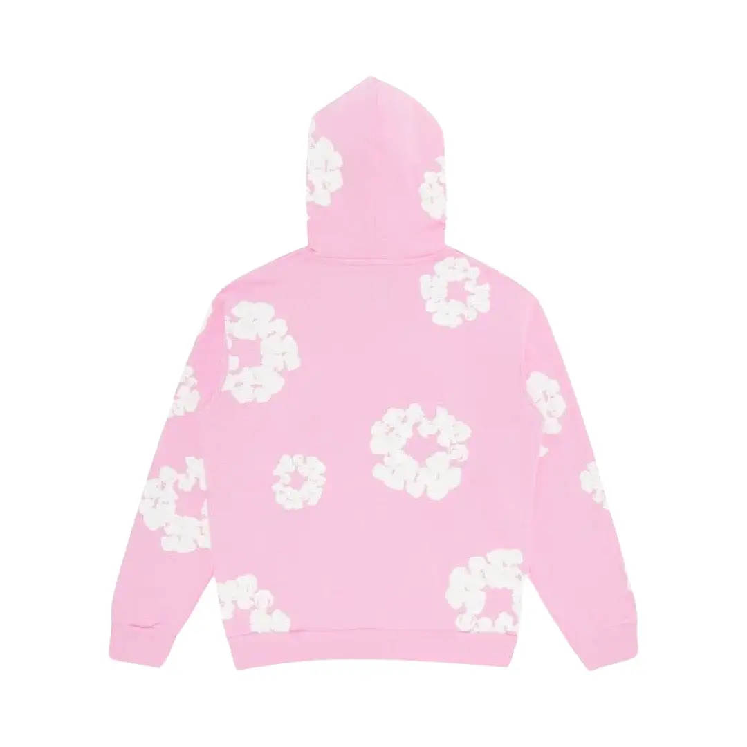 Denim Tears Cotton Wreath Pink Hoodie