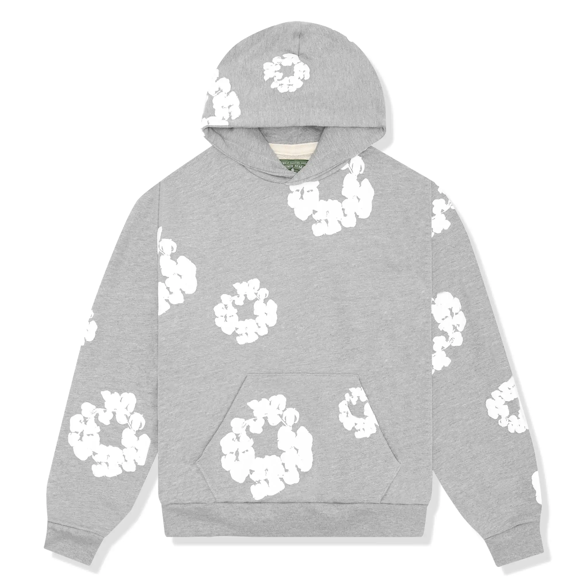 Denim Tears The Cotton Wreath Grey Hoodie