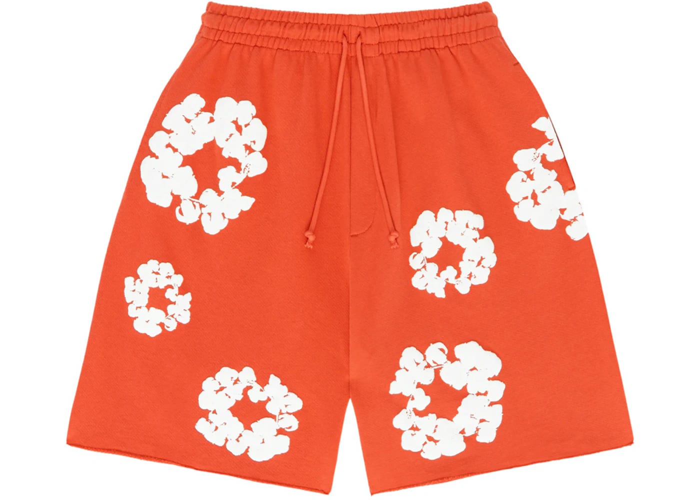 Denim Tears The Cotton Wreath Shorts Orange