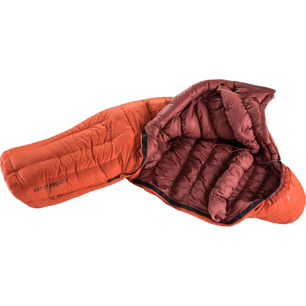 deuter - Astro Pro 600 SL Down Sleeping Bag Women paprika redwood