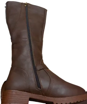 Devon Sports Women's Leather Brown Cowboy Boot