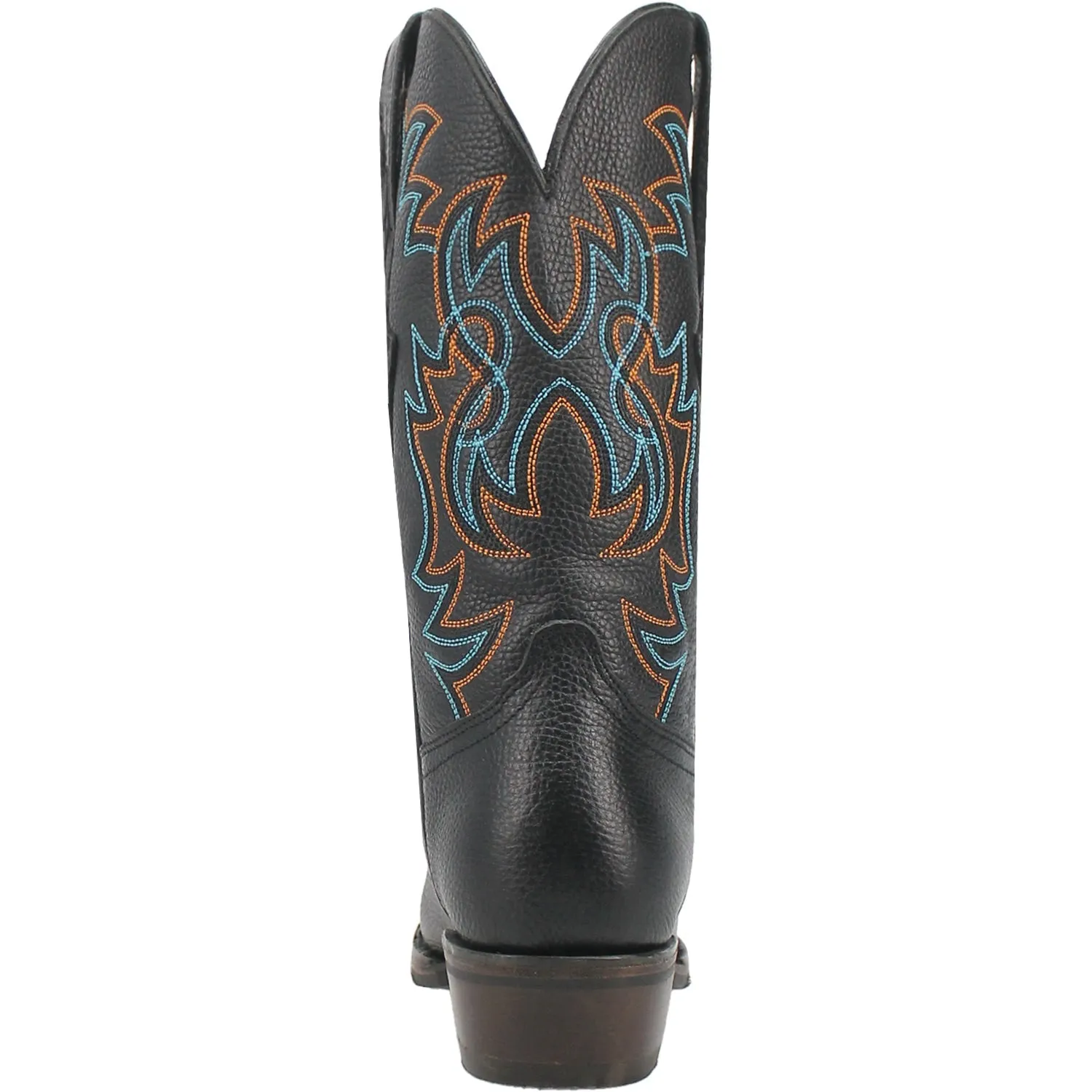 Dingo Mens Gold Rush Black Leather Cowboy Boots