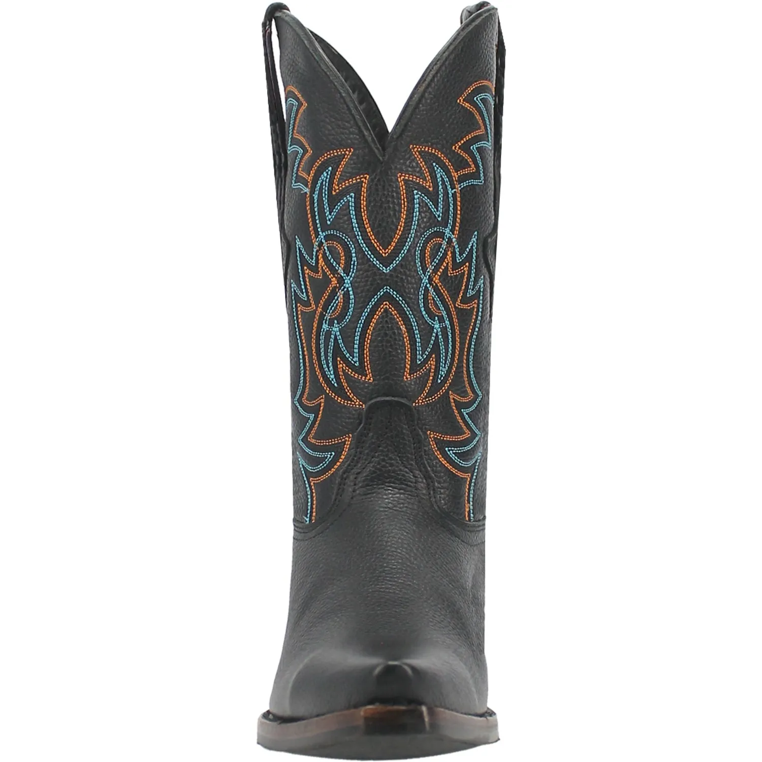 Dingo Mens Gold Rush Black Leather Cowboy Boots