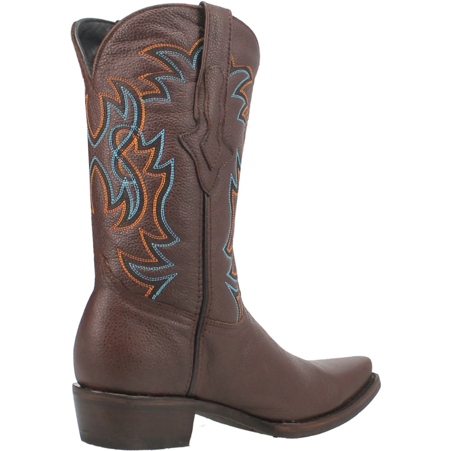 Dingo Mens Gold Rush Brown Leather Cowboy Boots