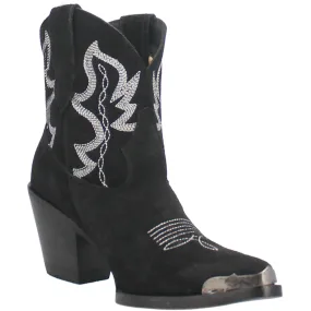 Dingo Womens Joyride Bootie Black Suede Fashion Boots