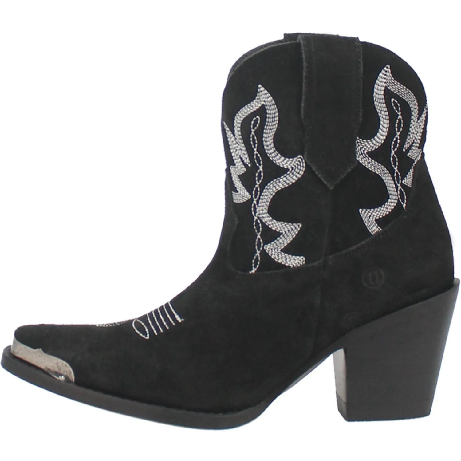 Dingo Womens Joyride Bootie Black Suede Fashion Boots