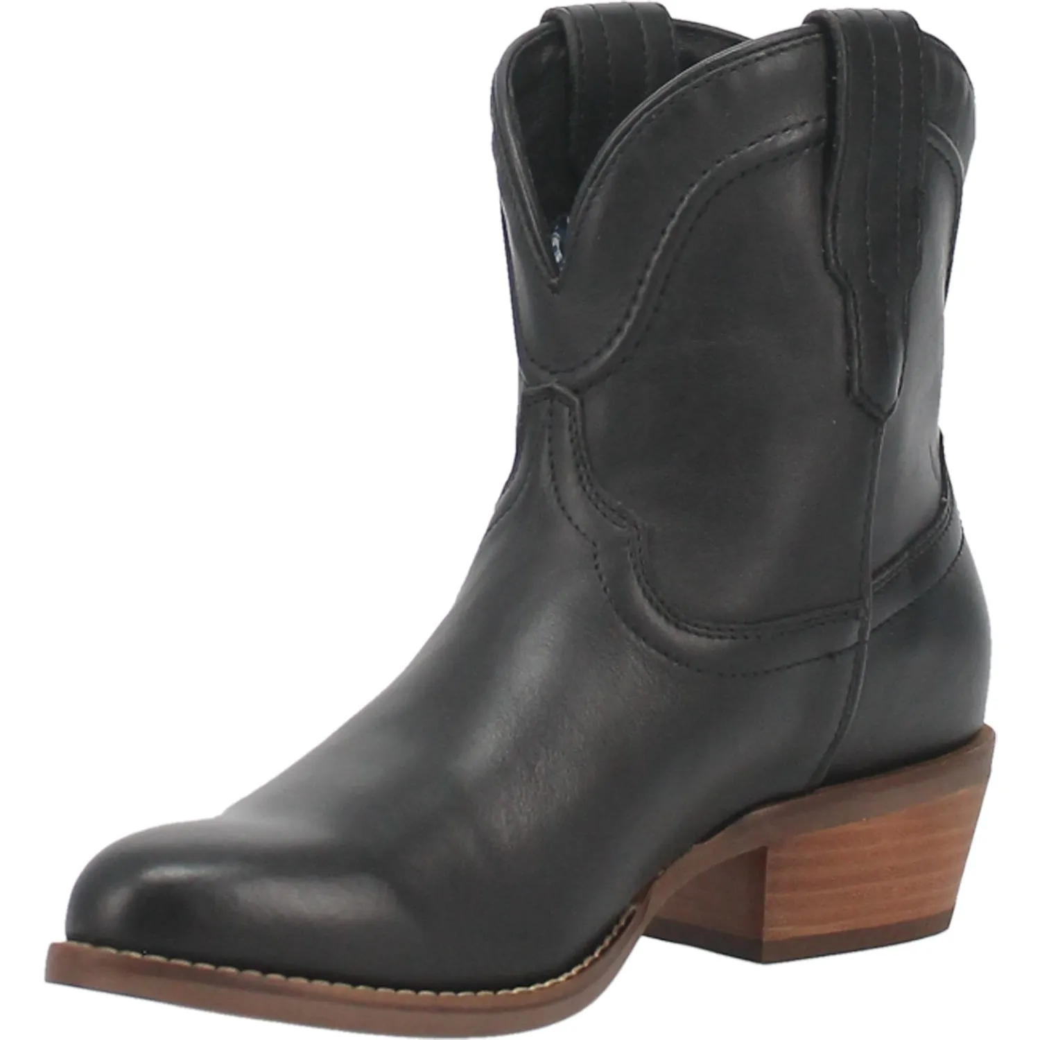 Dingo Womens Seguaro Bootie Leather Black