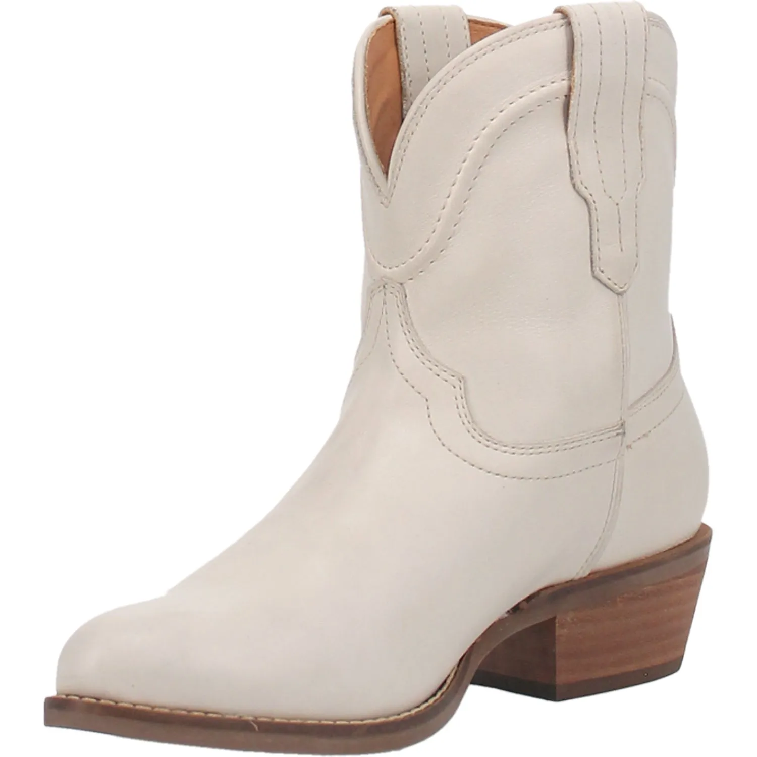 Dingo Womens Seguaro Bootie Leather White