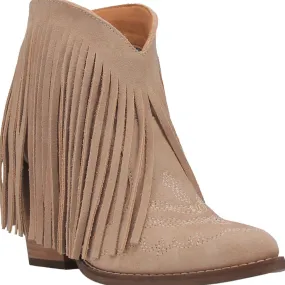 Dingo Women's Tangles Western Booties-Sand