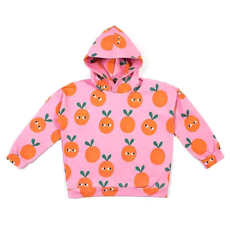 Don't Grow Up Organic Oranges on Pink Hoodie