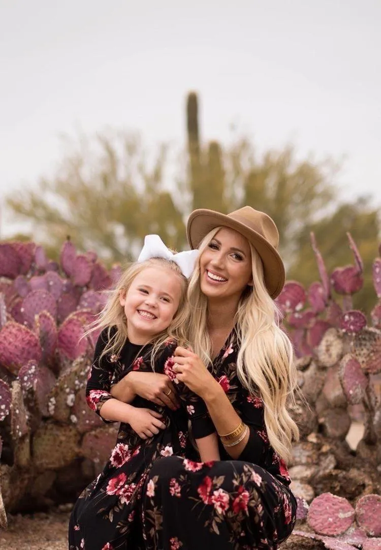 Floral Maxi Dress Matching Outfit