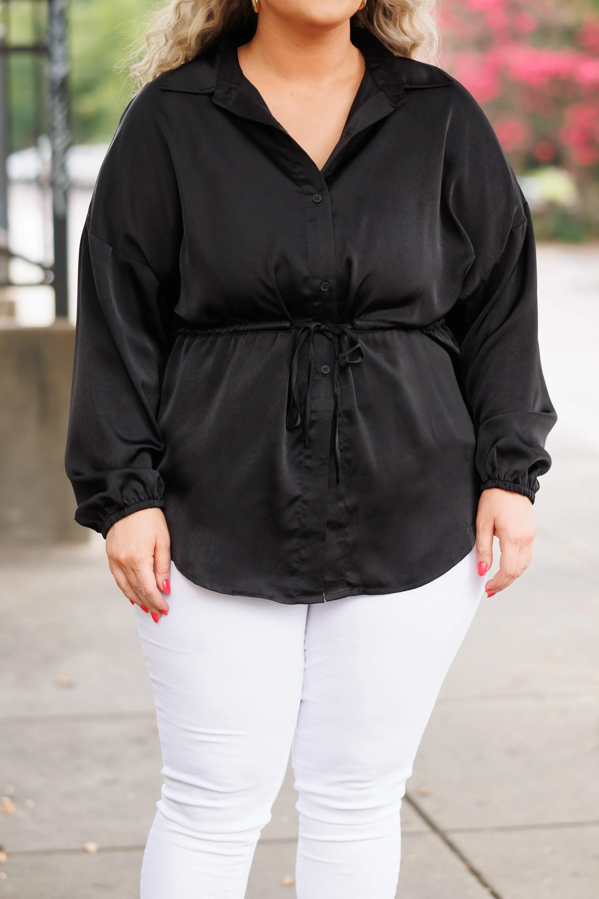 For The Weekend Blouse, Black