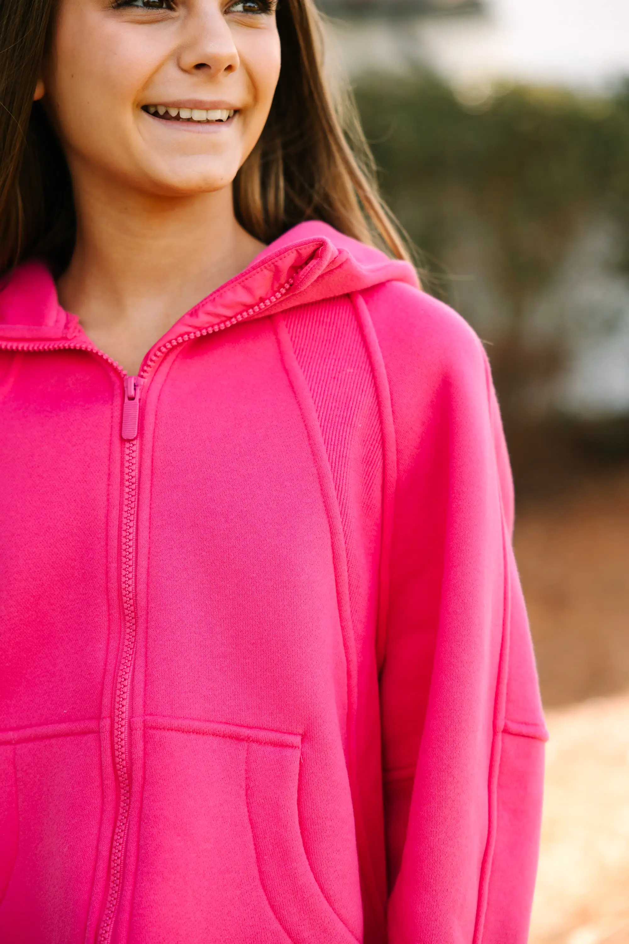 Girls: Always Direct Fuchsia Pink Hoodie