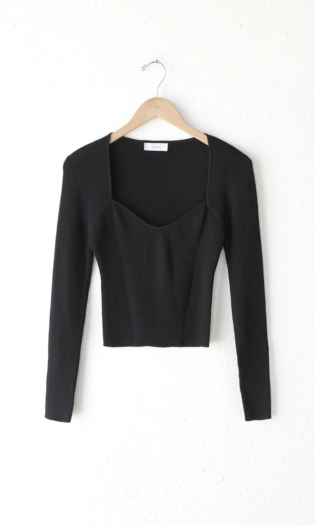 Glacie L/S Rib Knit Top