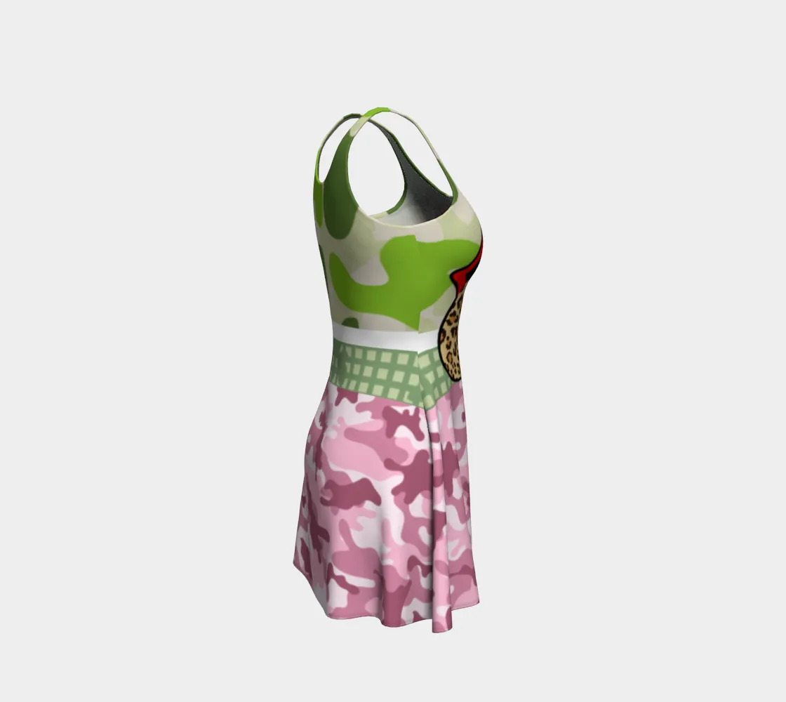 Green Apple Leopard II Dress