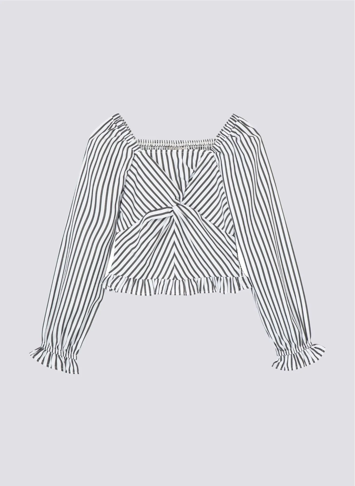 Habitual Kids Twisted Front Woven Top