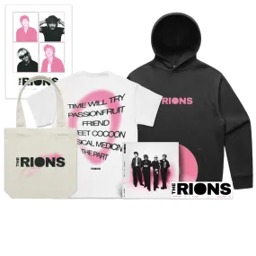 Happiness In A Place It Shouldn't Be EP 12 Vinyl (Pink), Hoodie, T-Shirt, Tote, Poster & Sticker Bundle Pre-Order