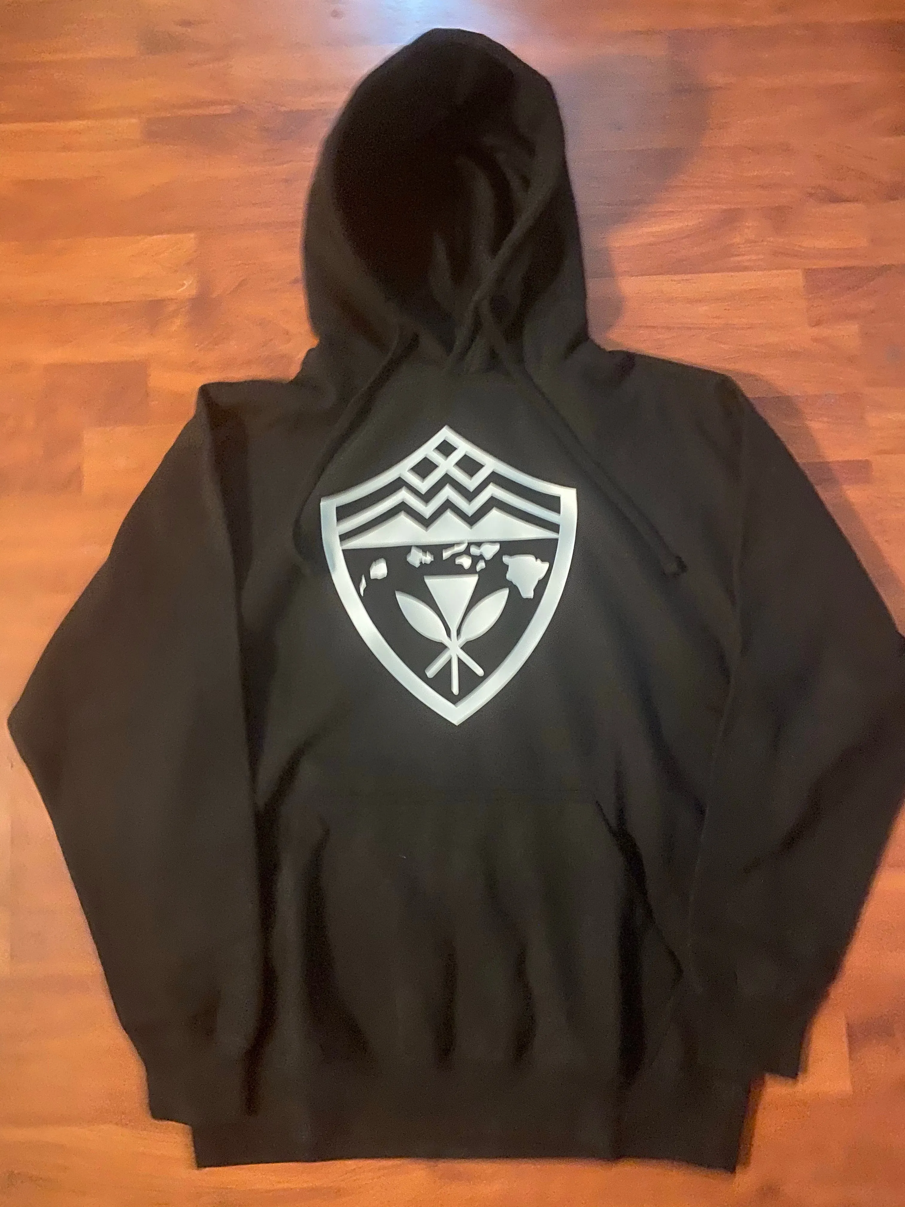 Hawaii Shield Glow Hoodies Glow in the Dark