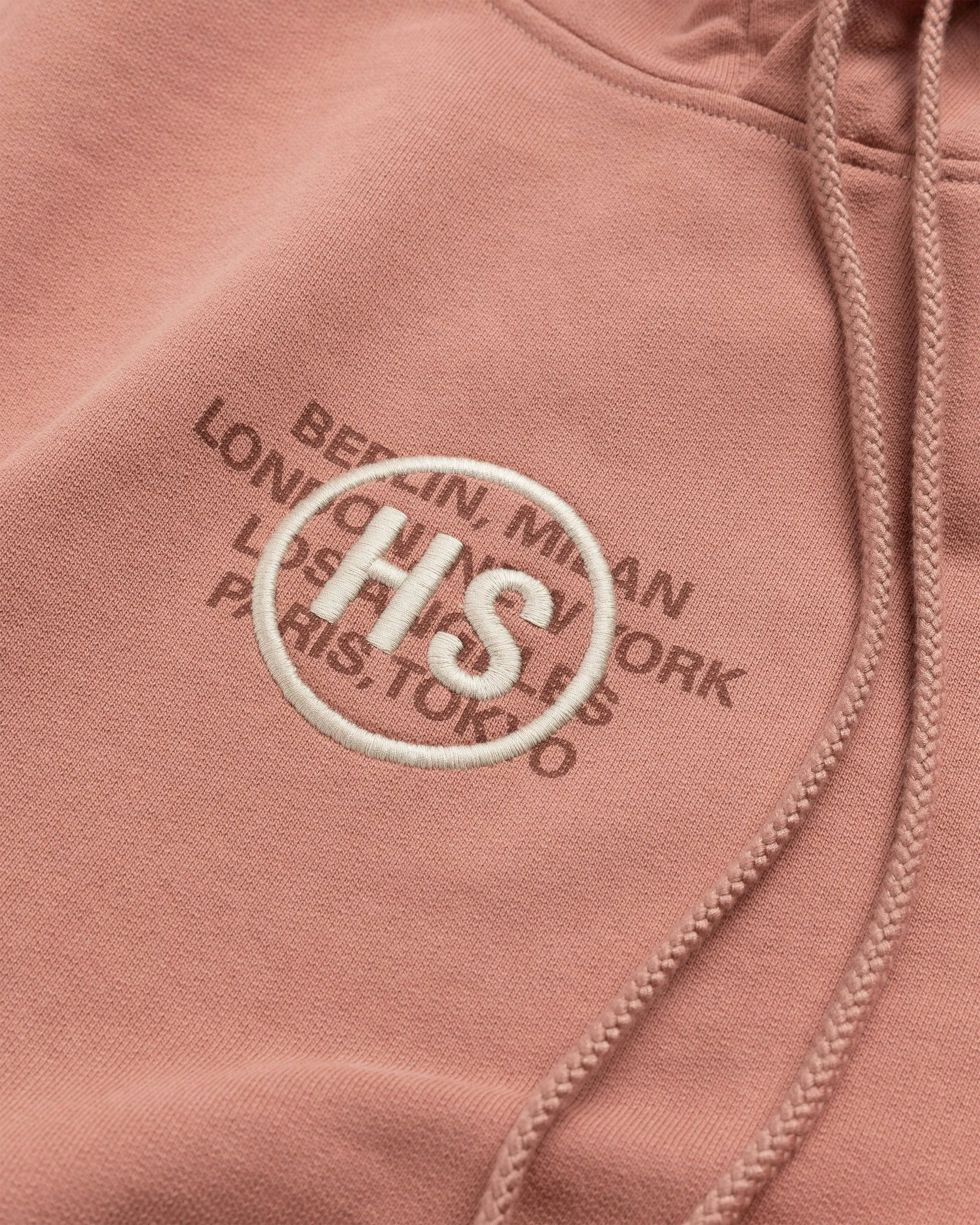 Highsnobiety – Upcycled Pale Pink Hoodie | Highsnobiety Shop