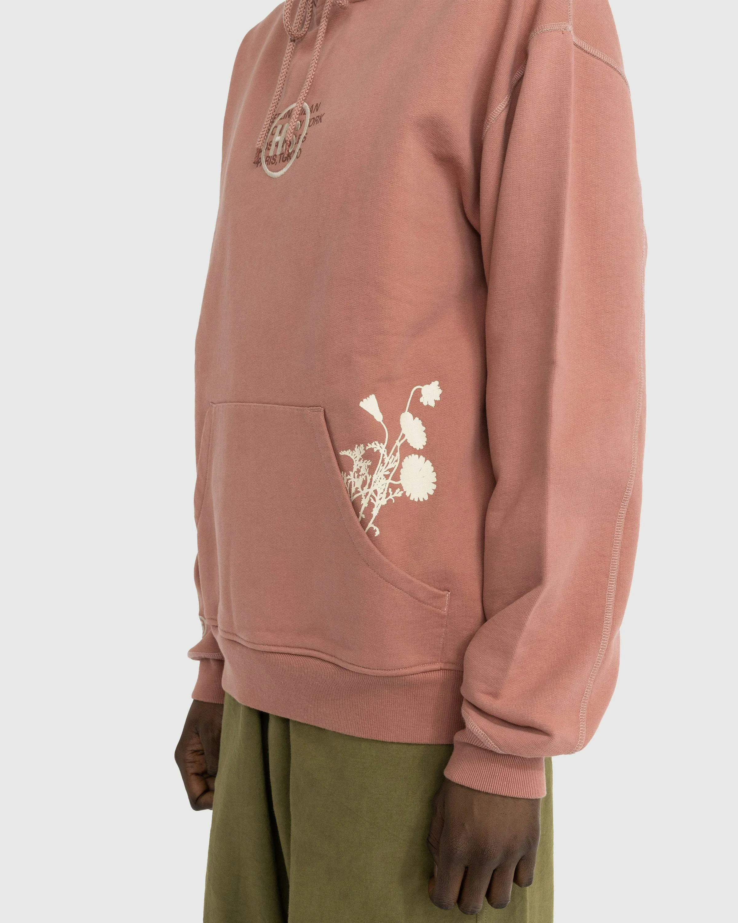 Highsnobiety – Upcycled Pale Pink Hoodie | Highsnobiety Shop