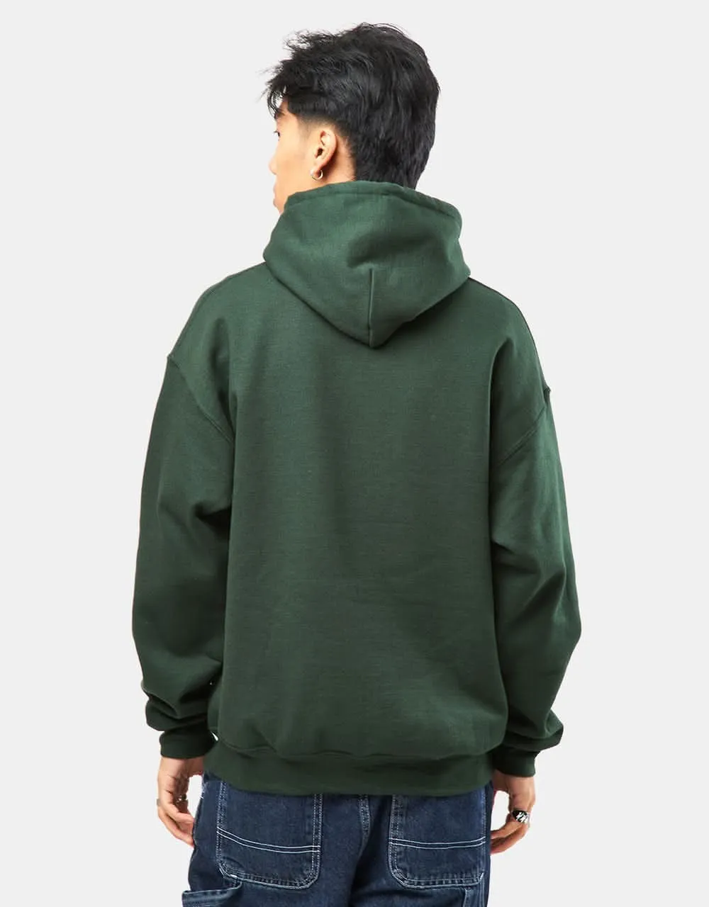 Hockey Karate Story Pullover Hoodie - Forest Green