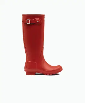 Hunter Womens Original Tall Military Red Boots